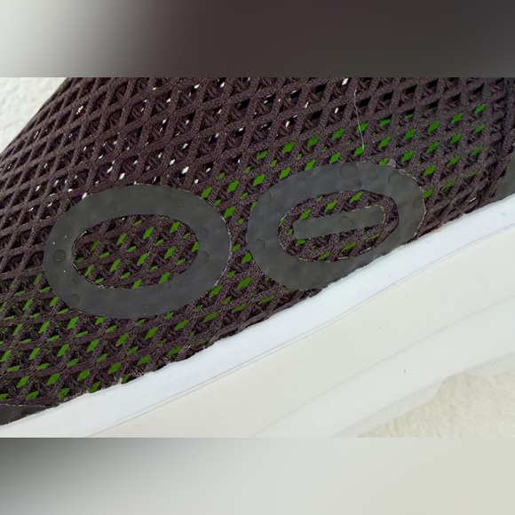 OOFOS OOmega Chukka Size 9.5 Sneaker Black Mesh Recovery Comfort Shoe EUC - Picture 14 of 14